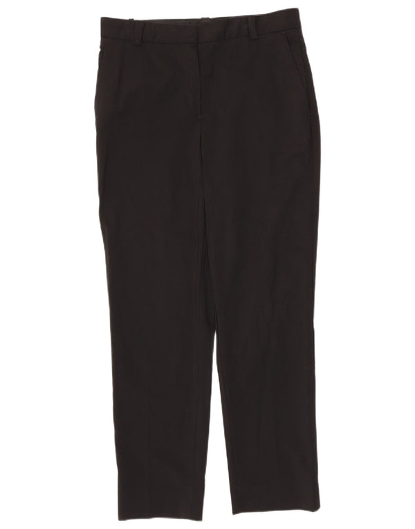 Pantaloni chino dritti da donna Massimo Dutti EU 38 Small W28 L27 Nero