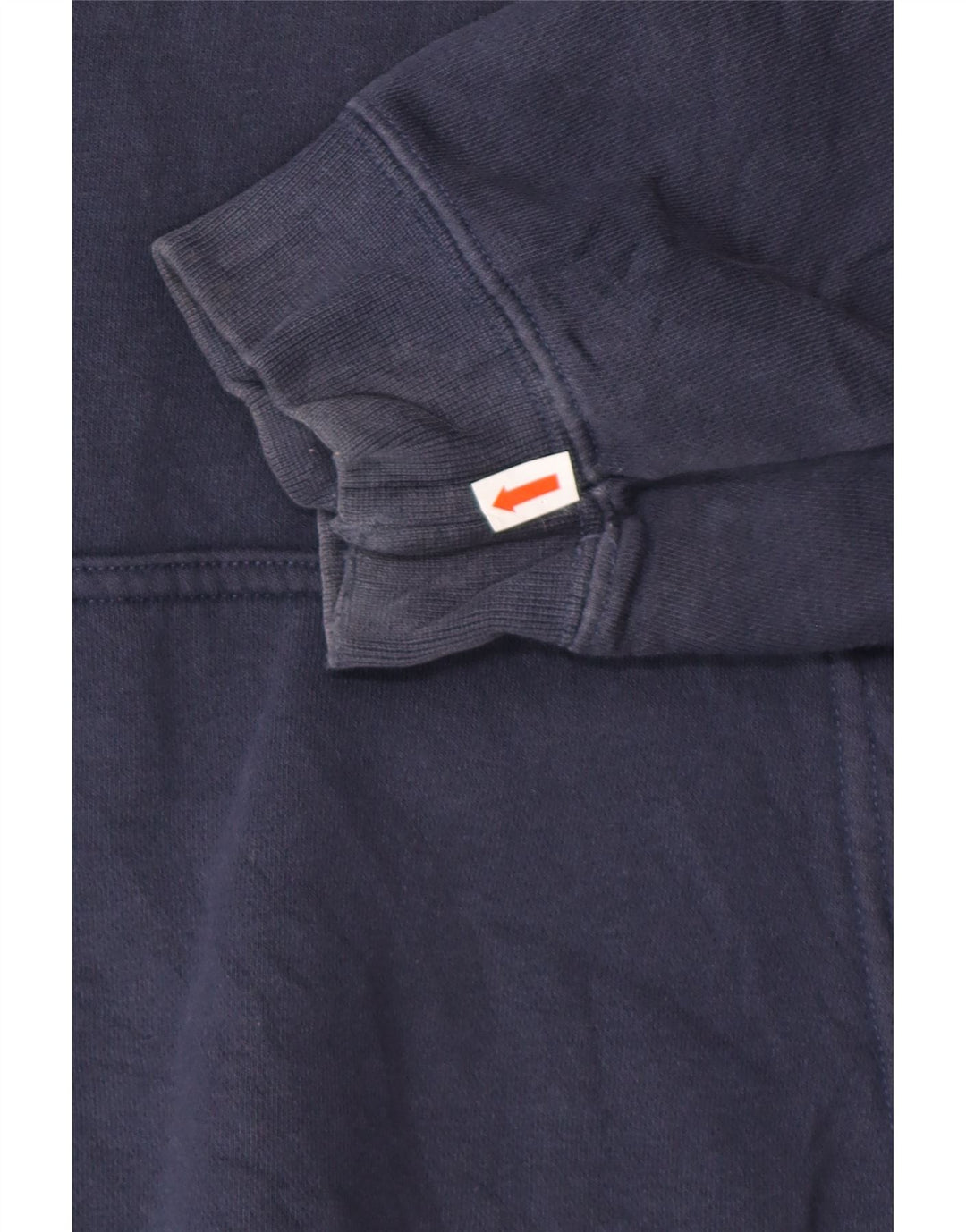 Felpa con cappuccio da uomo NIKE grande in cotone blu navy