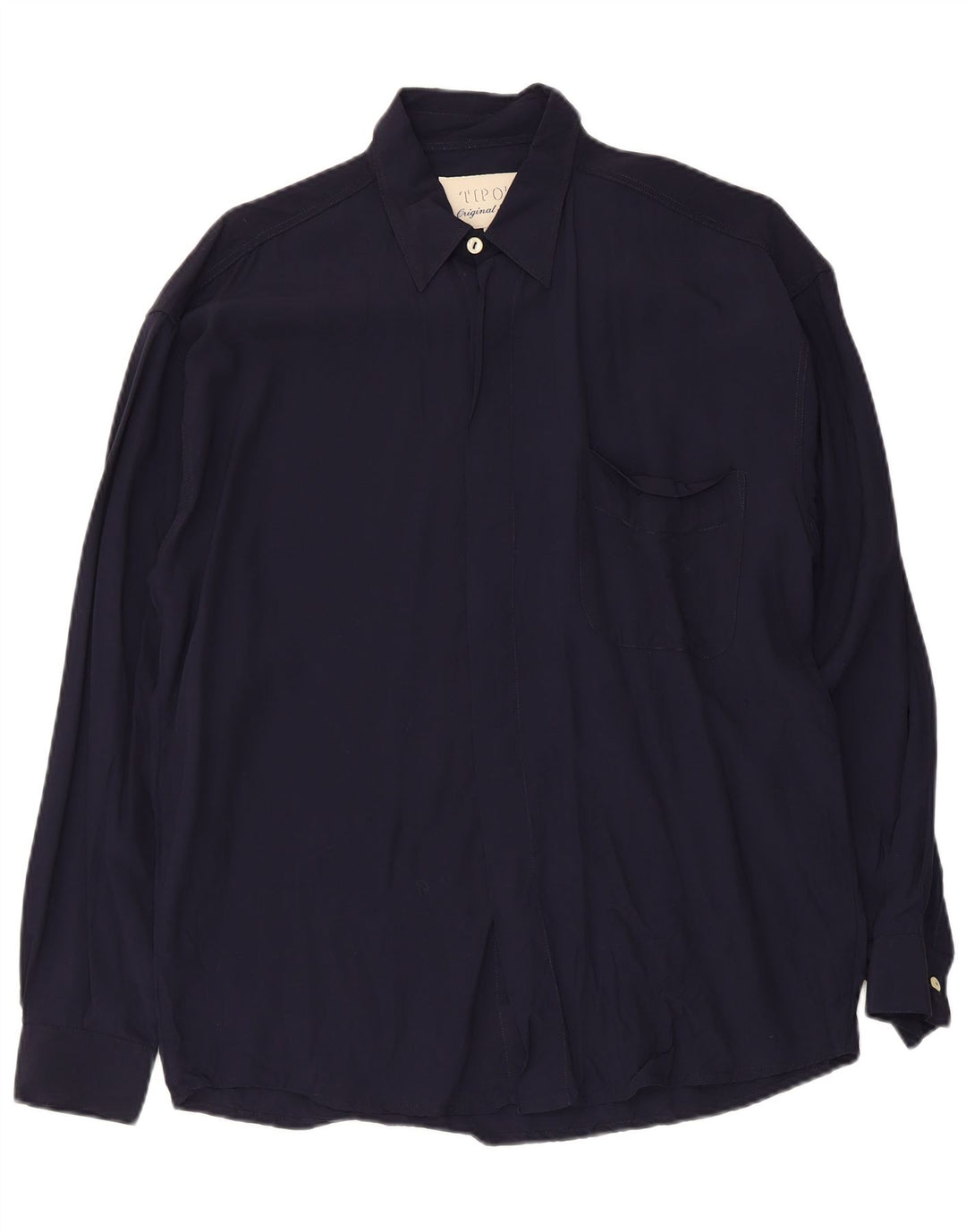Camicia da uomo Tipo' S blu navy medio