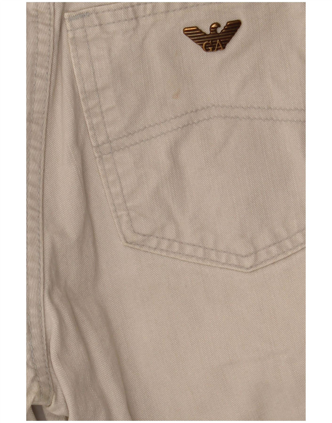 Jeans affusolati da donna Armani W27 L26 cotone grigio