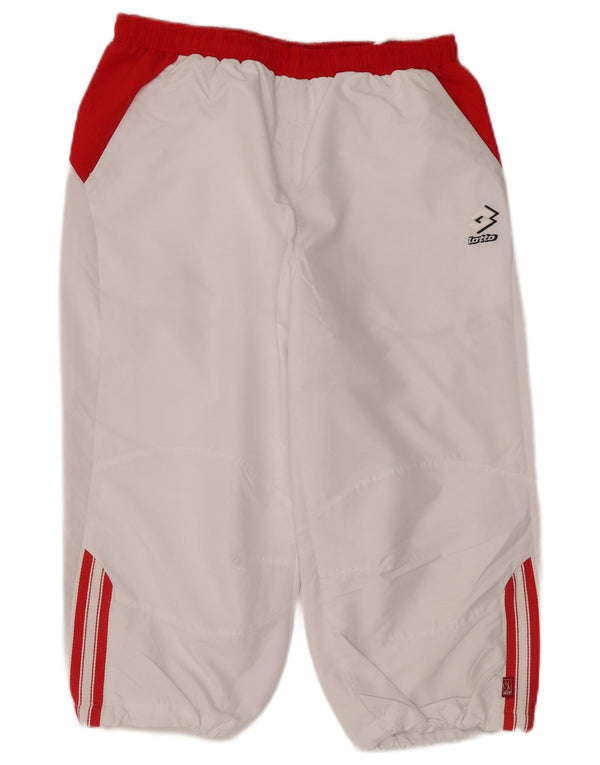 Pantaloni da tuta Capri da uomo Lotto UK 40/42 Large White Colourblock