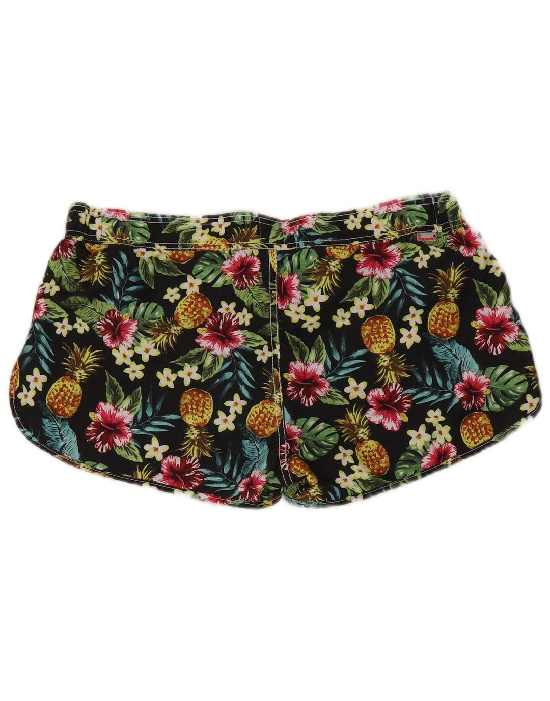 Pantaloncini da bagno da donna Superdry UK 16 Grande poliestere floreale multicolore