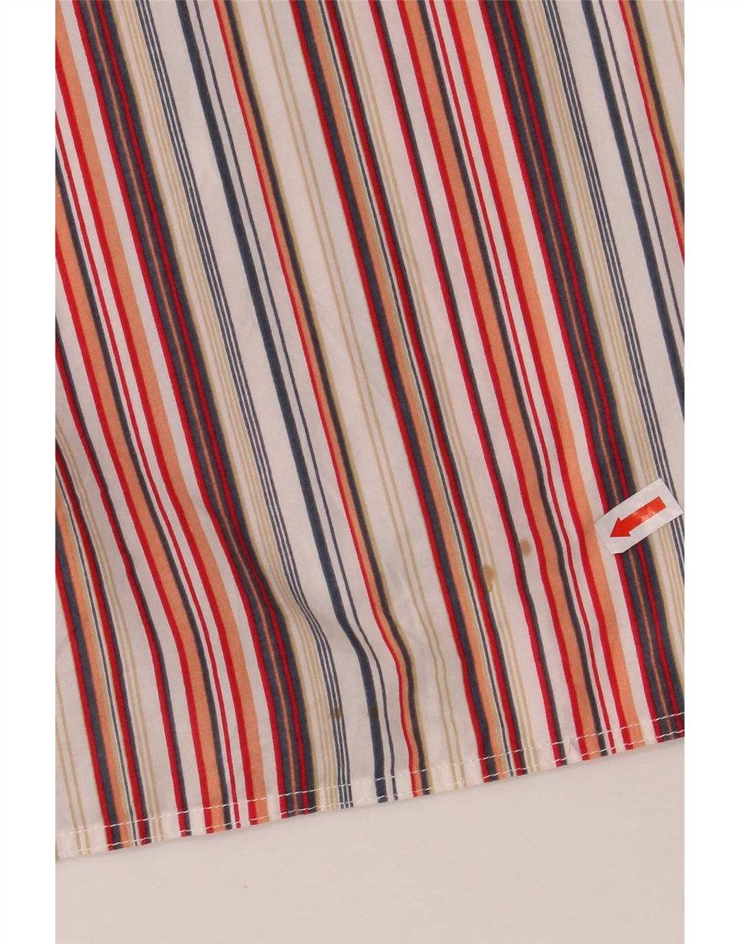 TOM TAILOR Camicia a maniche corte da uomo 2XL Cotone a righe multicolore