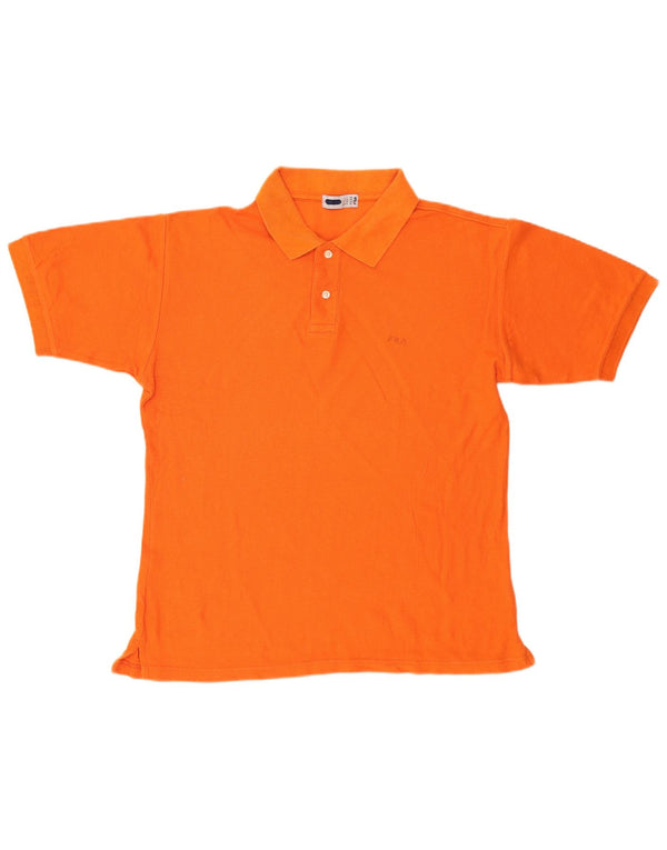 Polo Uomo Fila IT 50 Cotone Arancione Medio