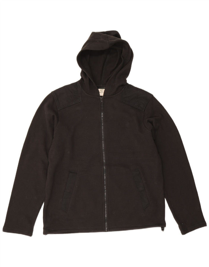 Maglione con cappuccio e zip da uomo Timberland poliestere nero medio