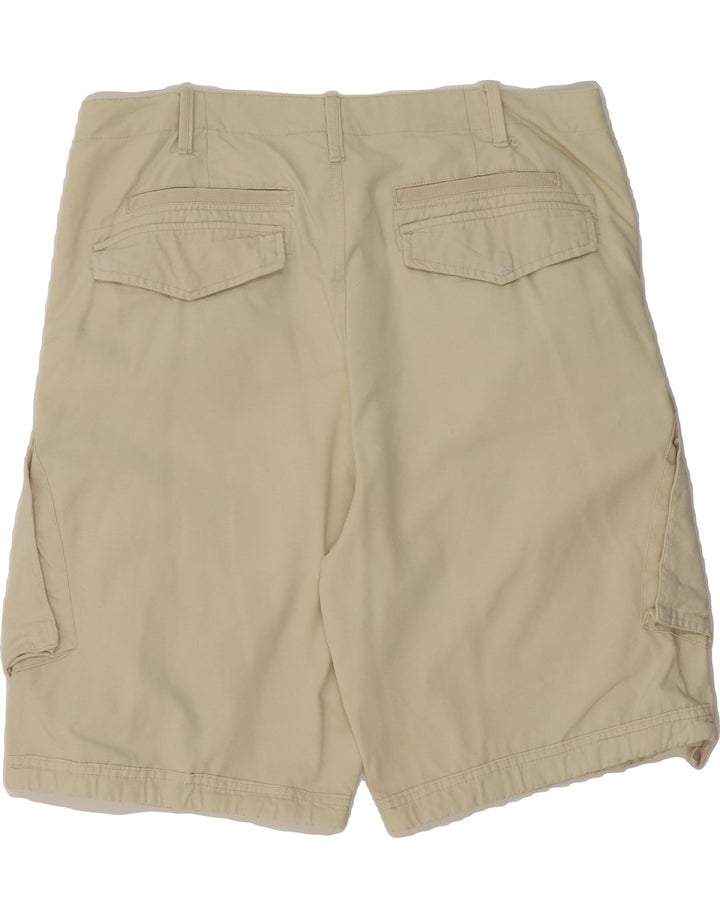 LOTTO Mens Cargo Shorts 2XL W40  Beige Cotton Vintage Lotto and Second-Hand Lotto from Messina Hembry 