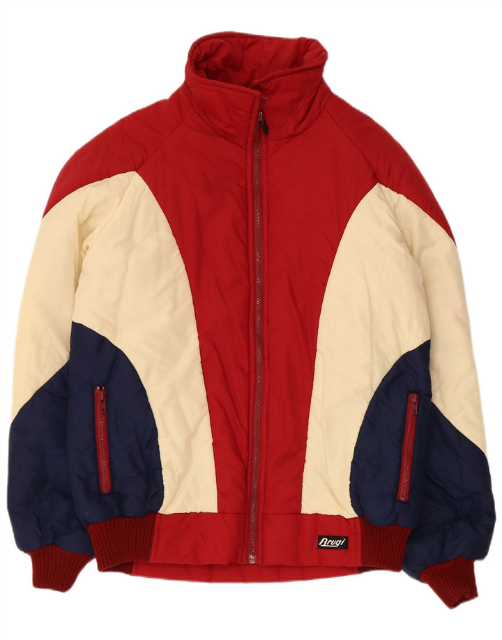 Giacca Imbottita Uomo Brugi IT 54 2XL Rosso Colourblock Poliammide