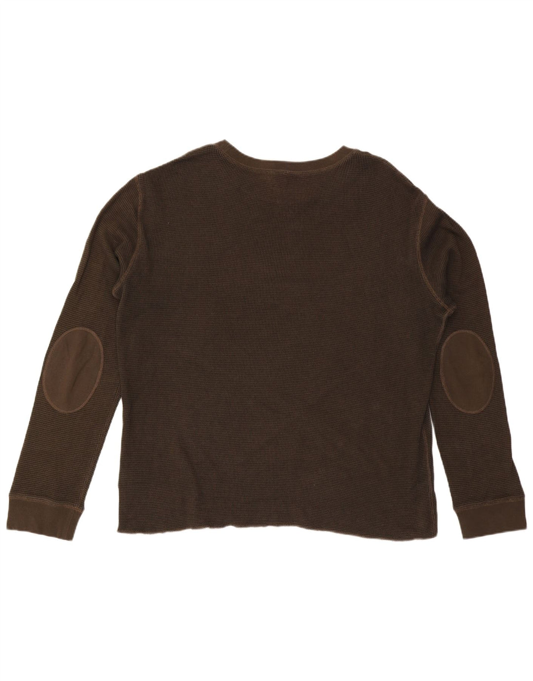 Top da uomo a maniche lunghe Hugo Boss 3XL in cotone marrone
