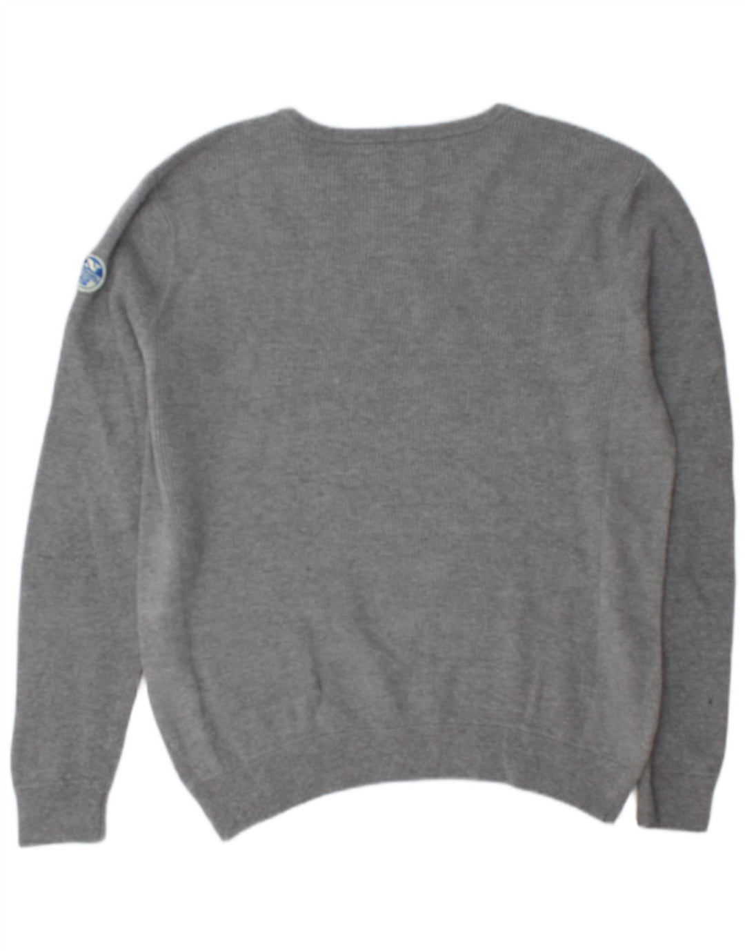 Maglione maglione girocollo da uomo North Sails XL in cotone grigio