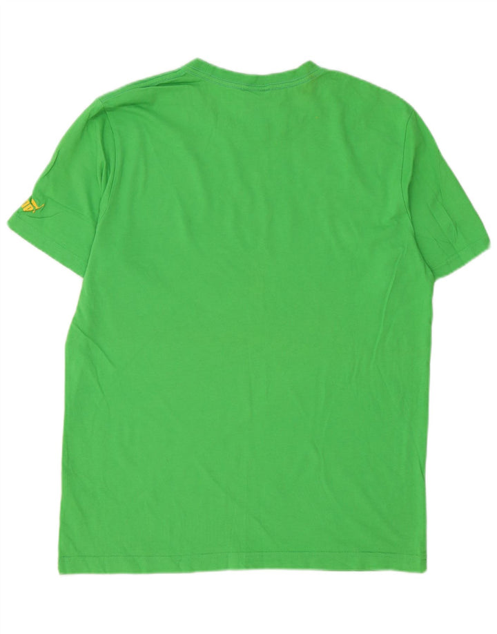 T-shirt grafica Puma Usain Bolt da uomo in cotone verde medio