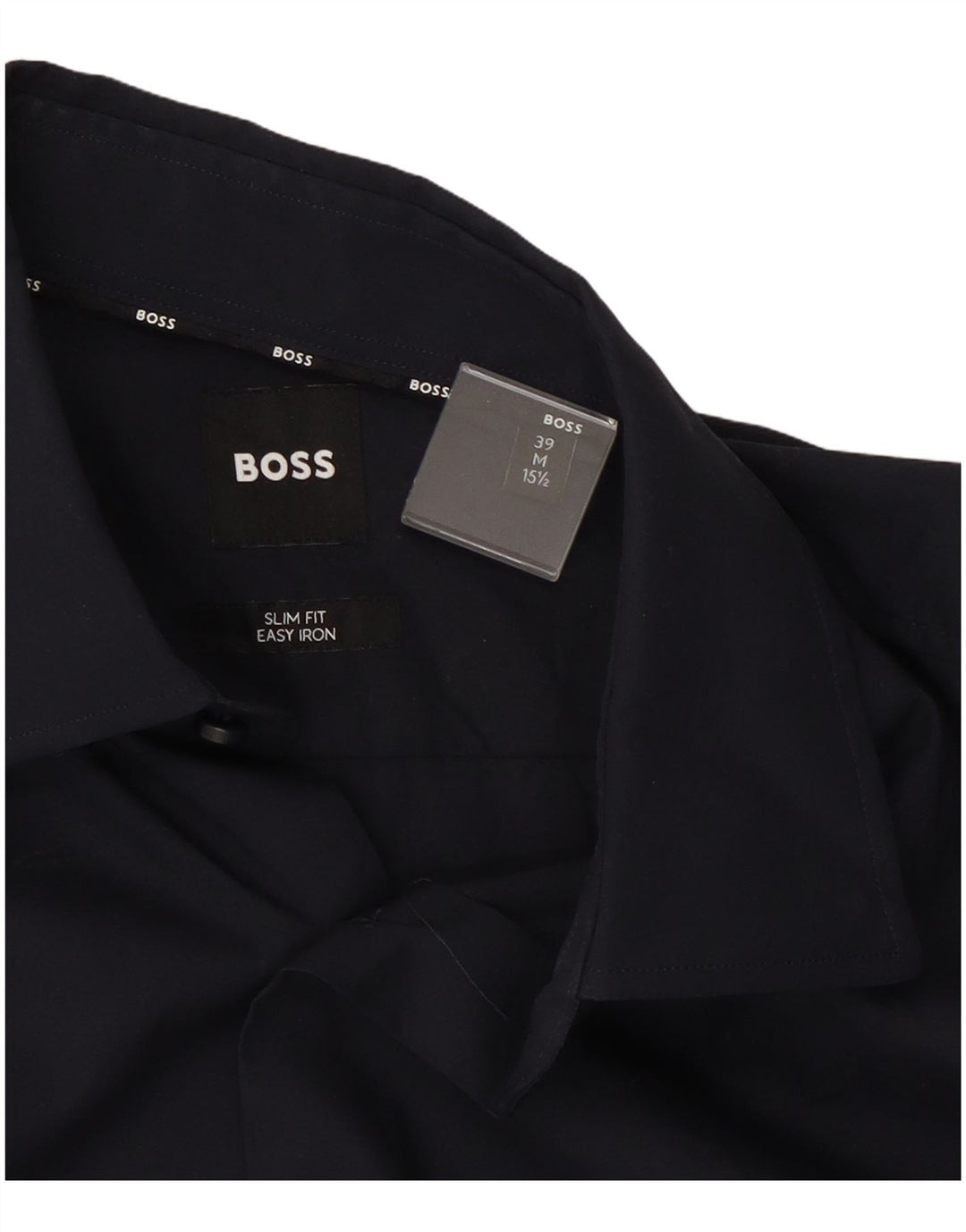 Camicia slim fit da uomo Hugo Boss taglia 39 15 1/2 medio blu navy