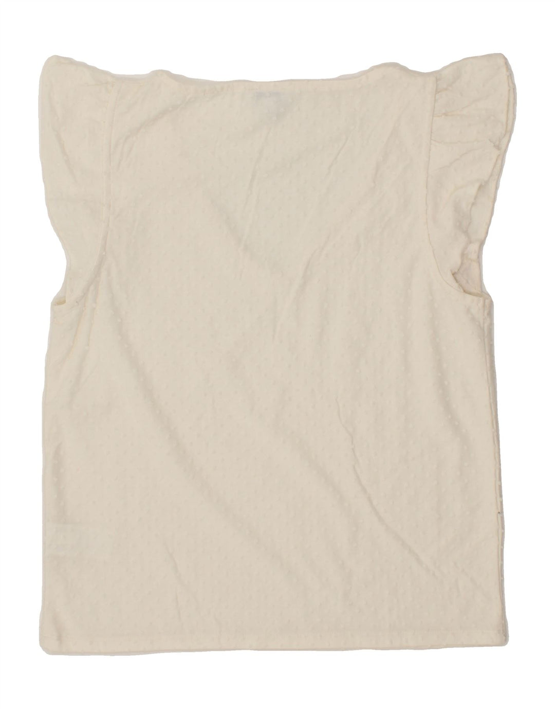 J. CREW Womens Blouse Top UK 10 Small White Polyester Vintage J. Crew and Second-Hand J. Crew from Messina Hembry 
