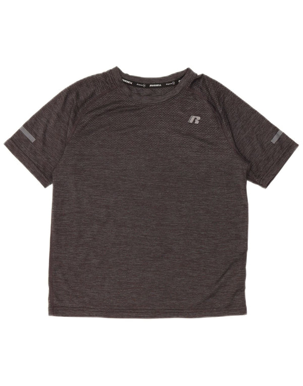 Maglietta RUSSELL ATHLETIC per ragazze Dri-Power 10-11 anni, grande grigia