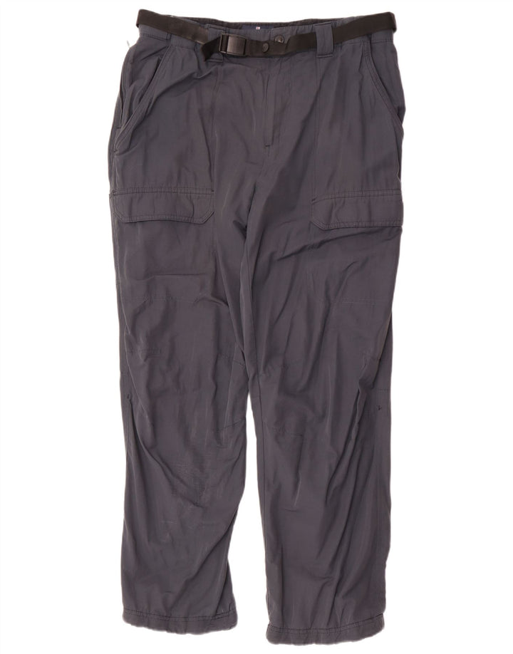 Pantaloni dritti da uomo Marks & Spencer W34 L31 blu navy