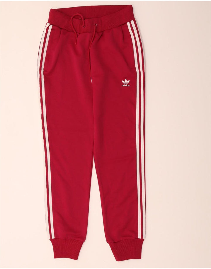 Pantaloni da tuta da donna Adidas Joggers IT 42 Small Rosso Poliestere
