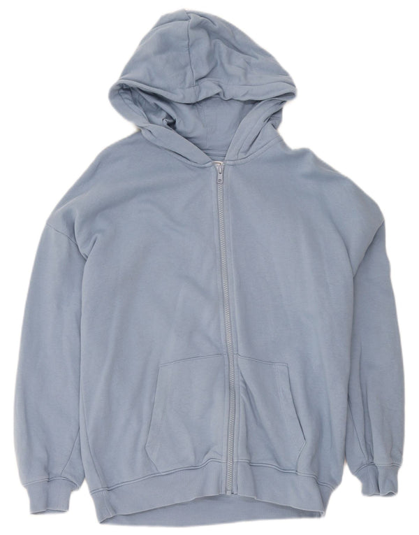 Maglione con cappuccio e zip per ragazzi Marks & Spencer 13-14 anni in cotone blu