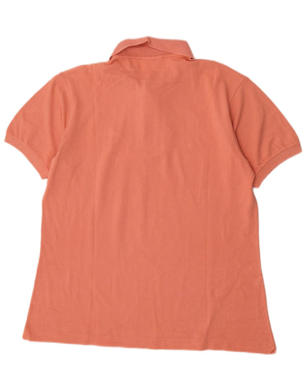 Polo da uomo Lacoste taglia 4 in cotone rosa medio