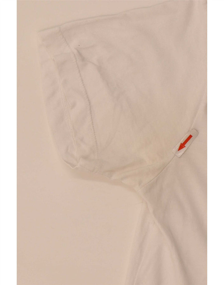 Maglietta Fila Donna Top UK 6 XS Bianca