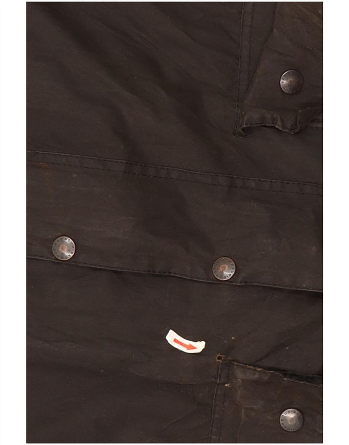 Giacca da uomo Barbour Beaufort vestibilità ampia in cotone cerato EU 48 Marrone medio