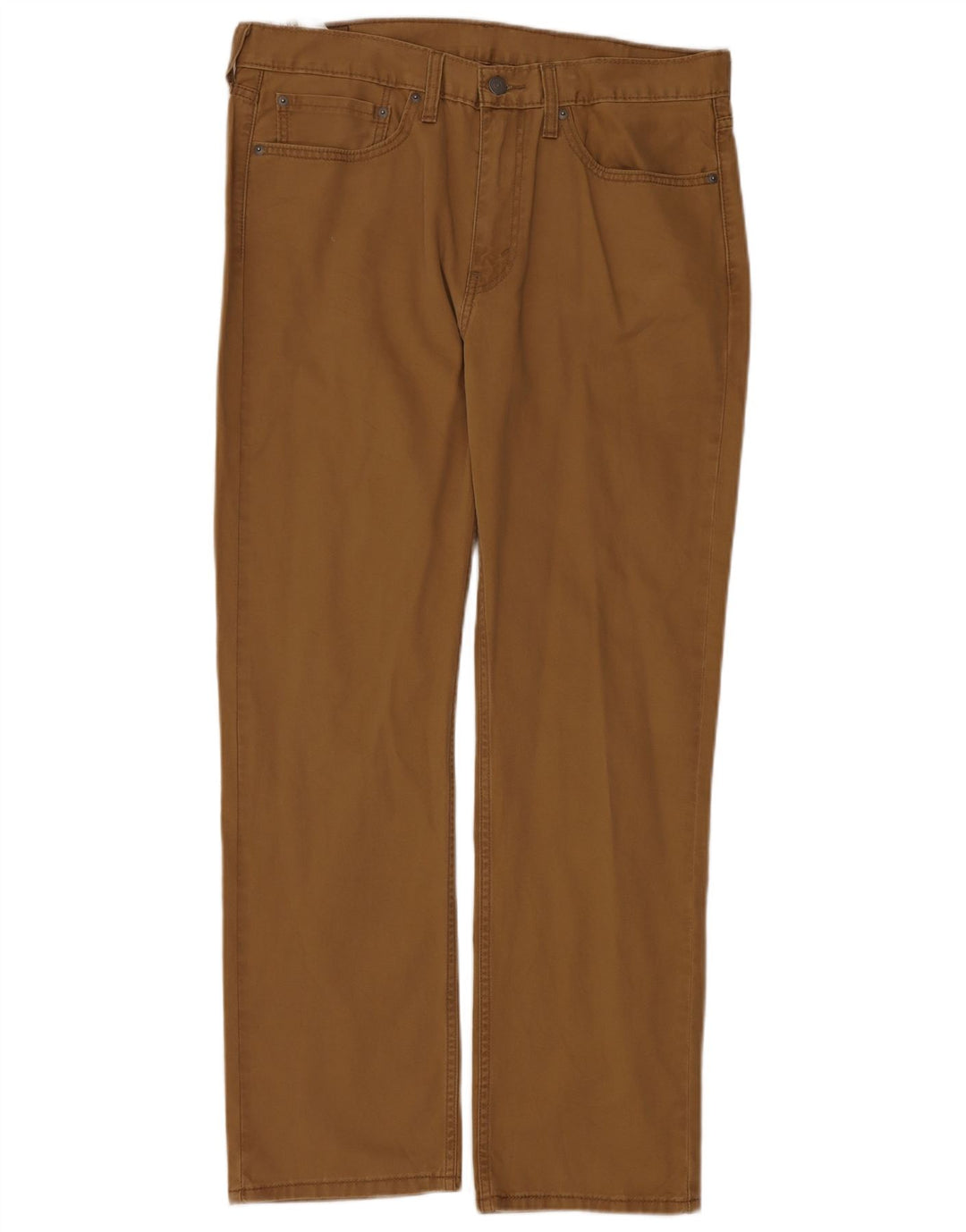 LEVI'S Pantaloni casual dritti da uomo 514 W34 L30 in cotone marrone