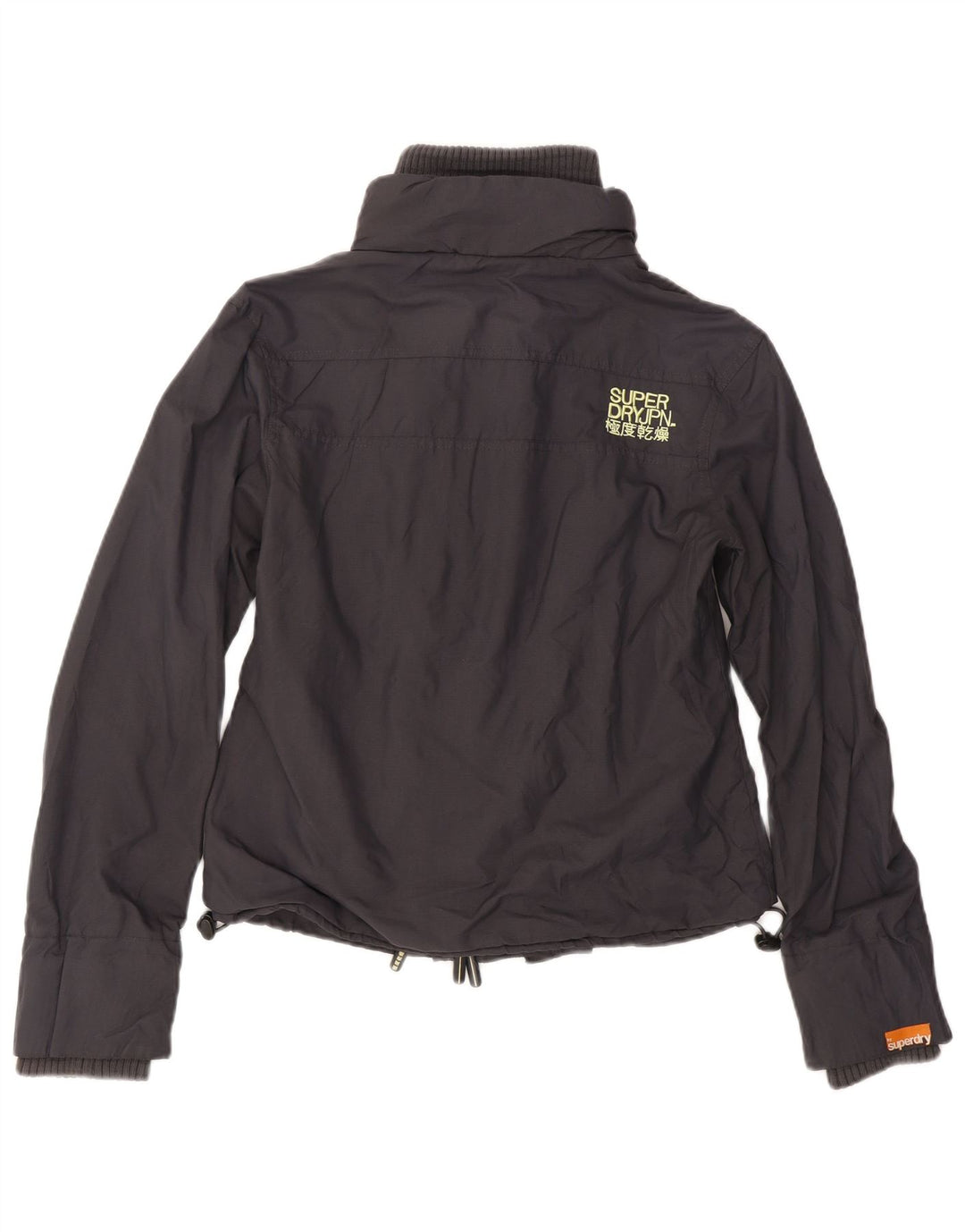 Giacca a vento da donna SUPERDRY UK 16 grande nylon grigio