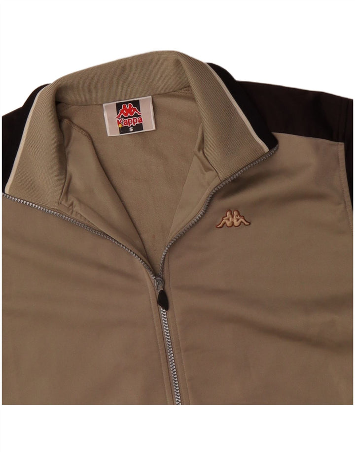 Giacca da tuta da uomo Kappa Small Beige Colourblock Poliestere