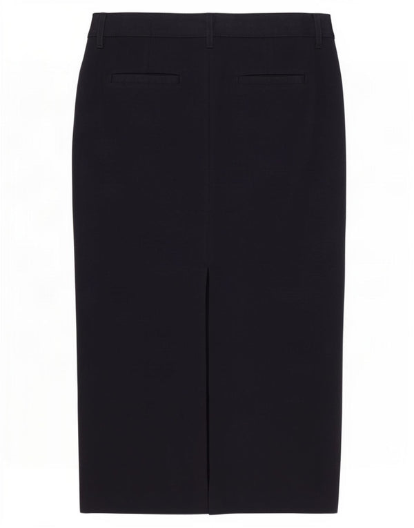 Gonna maxi a tubino da donna Zara piccola W26 acetato blu navy