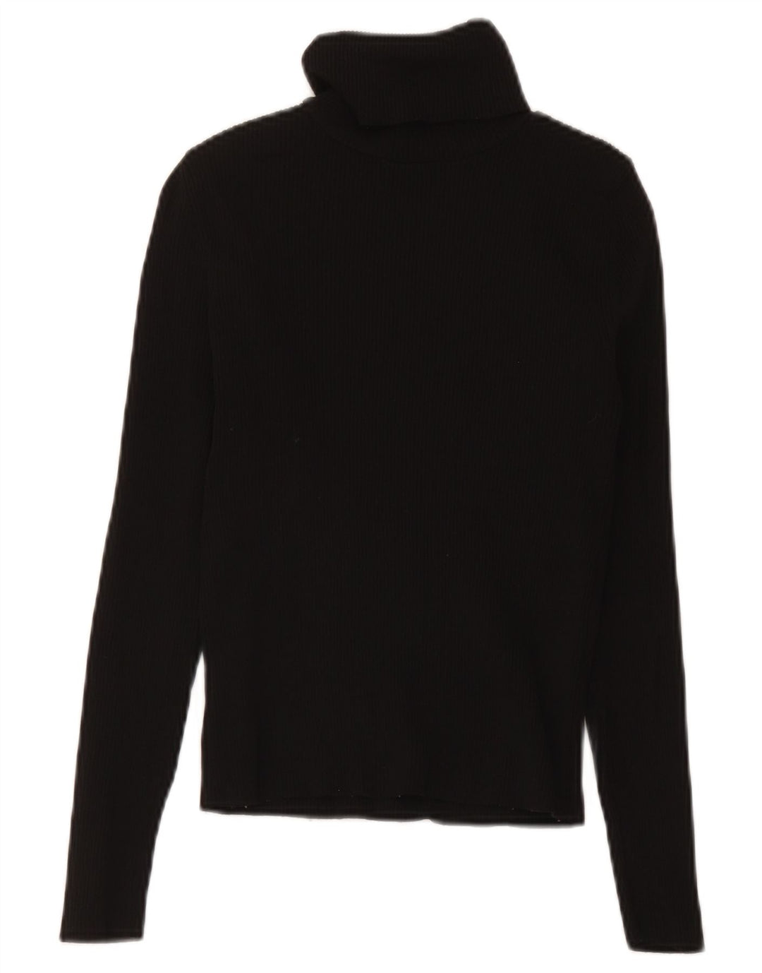 Maglione maglione a collo alto da donna Zara UK 8 piccolo nero in poliammide