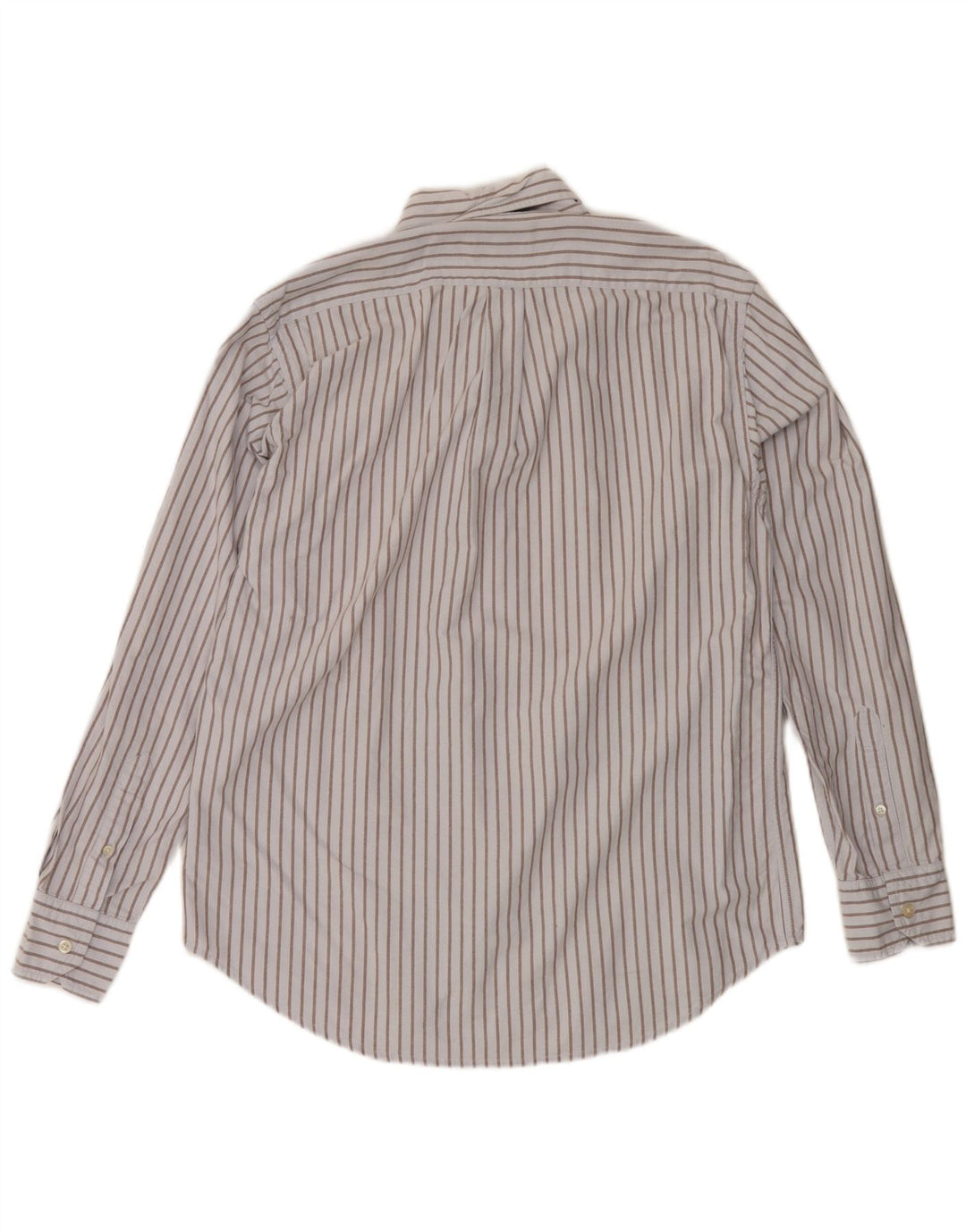 Camicia Uomo Boggi Cotone Rigato Blu Medio
