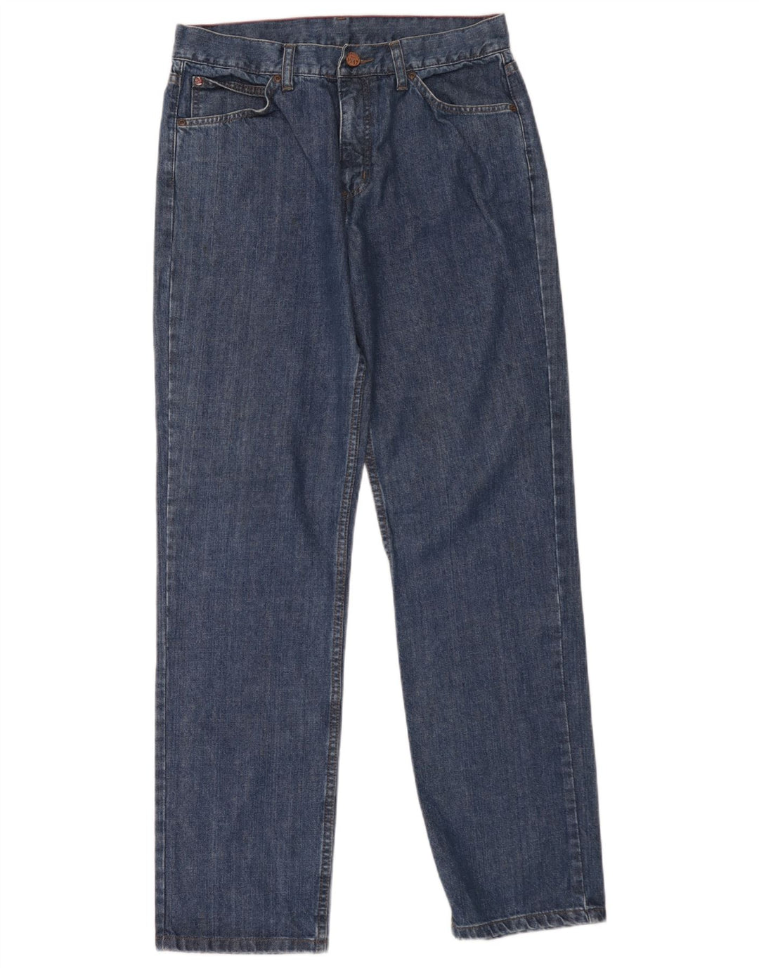 Jeans dritti da uomo Wrangler W34 L33 cotone blu