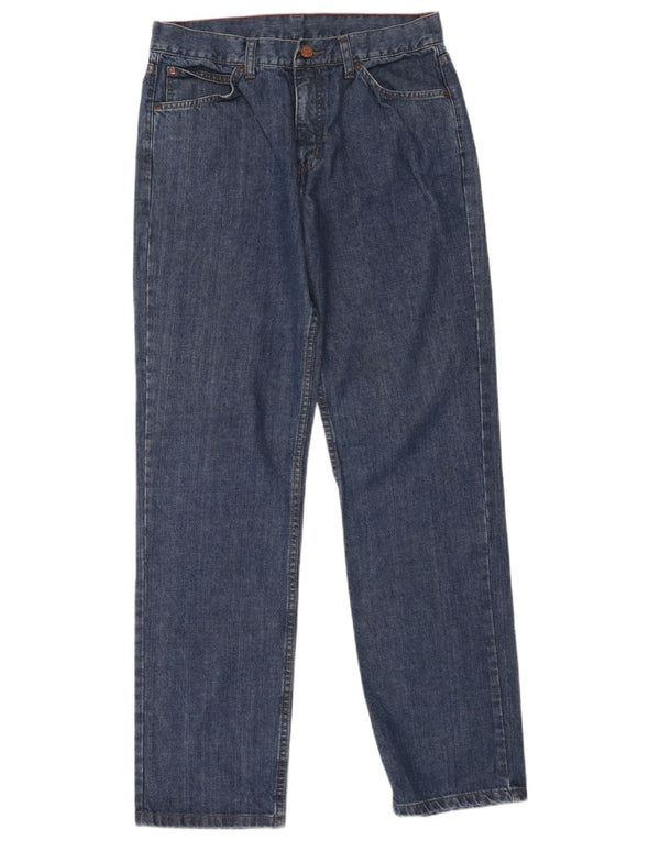 Jeans dritti da uomo Wrangler W34 L33 cotone blu