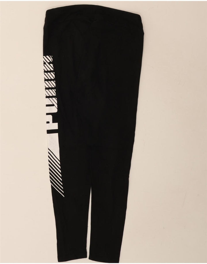 Leggings grafici da donna Puma UK 12 medio neri