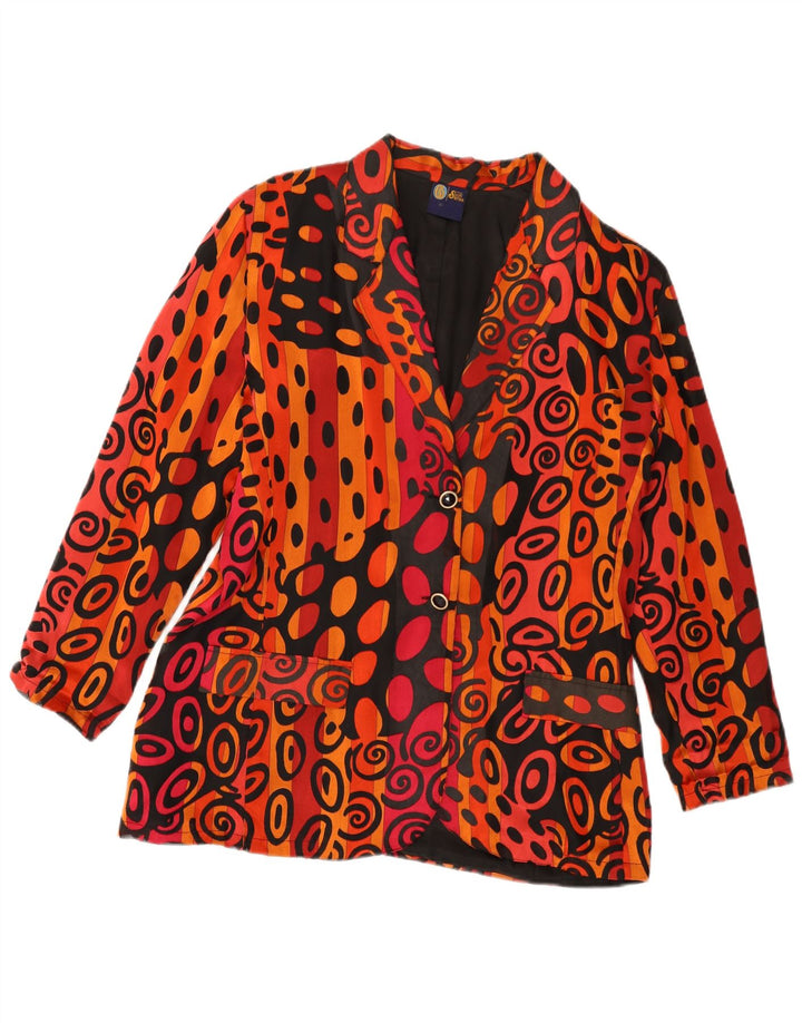 La tua giacca blazer a 2 bottoni da donna Sixth Sense EU 40 Medium Black geometrica