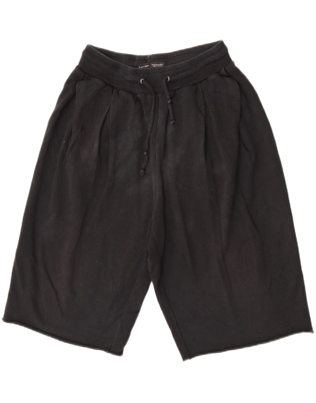 Pantaloncini sportivi Bermuda da uomo Zara medi neri