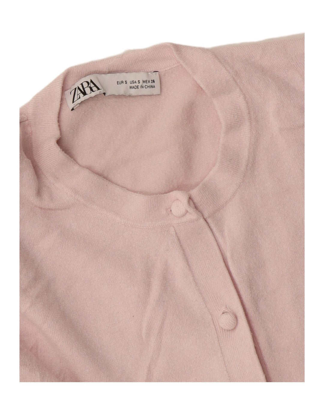 Maglione cardigan da donna Zara UK 10 piccolo rosa