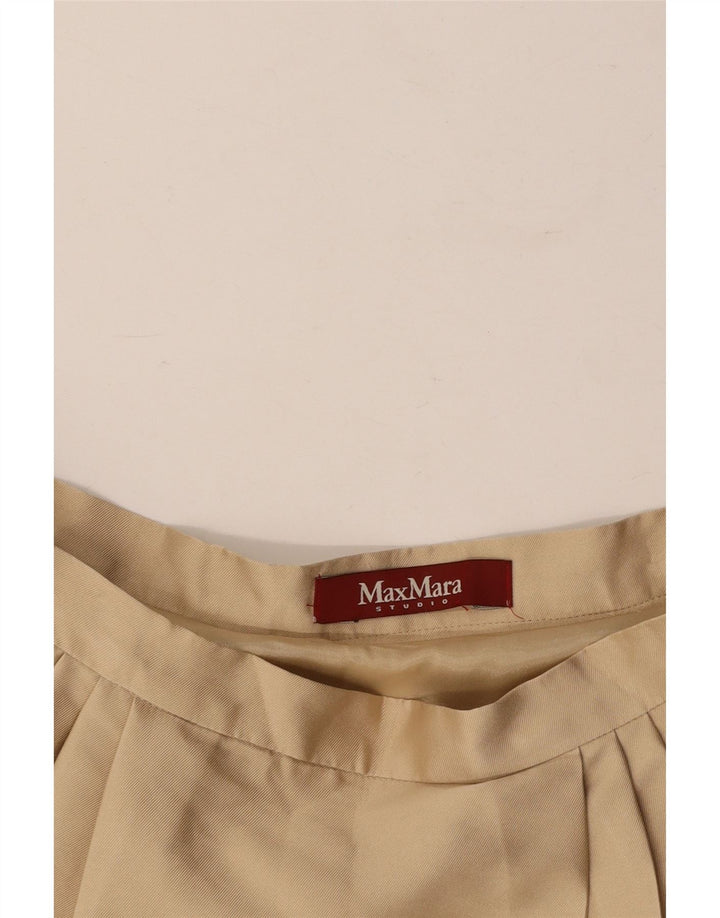 Gonna a trapezio da donna MAX MARA W30 Beige medio