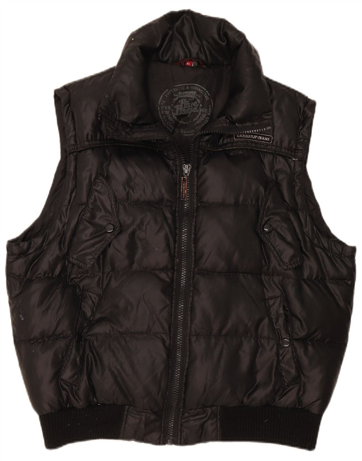 Gilet imbottito da uomo Carrera UK 42 XL poliestere nero