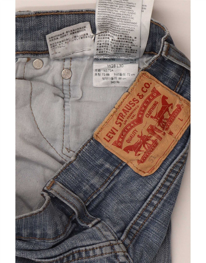 Jeans Levi's 511 Slim da donna W28 L30 in cotone blu