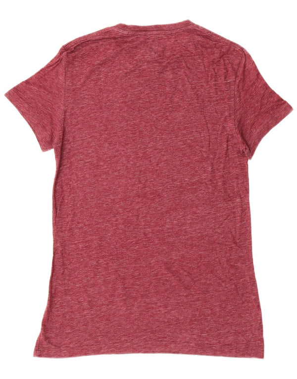 T-shirt da uomo JACK WILLS XS Borgogna in cotone