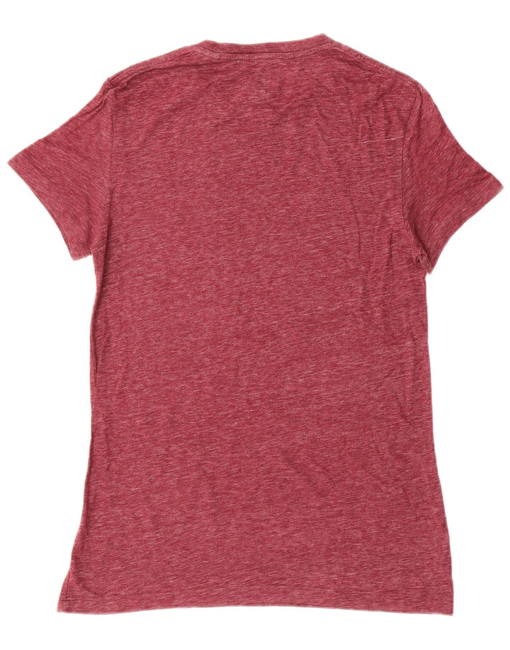 T-shirt da uomo JACK WILLS XS Borgogna in cotone