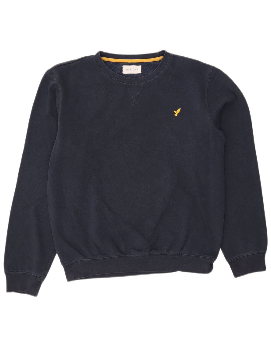 Pier One Felpa da uomo Maglione piccolo blu navy