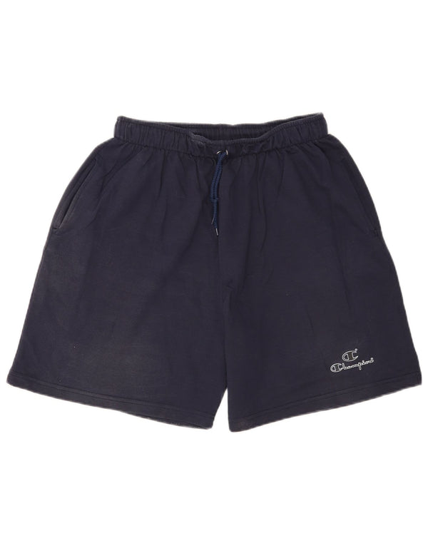 Pantaloncini sportivi da uomo CHAMPION XL in cotone blu navy