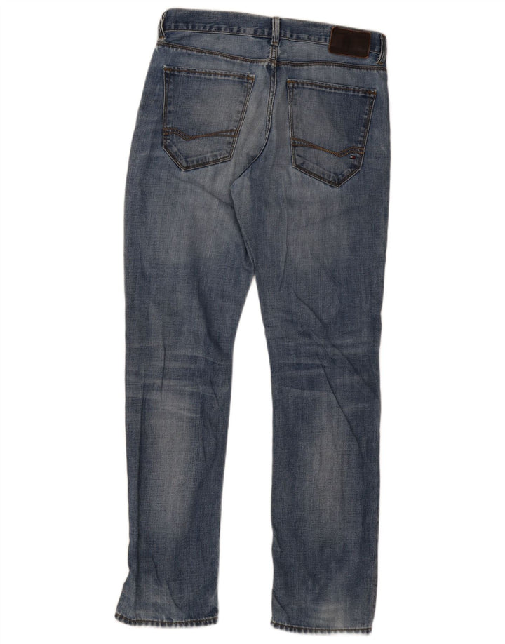 Jeans dritti da uomo Tommy Hilfiger W32 L32 cotone blu