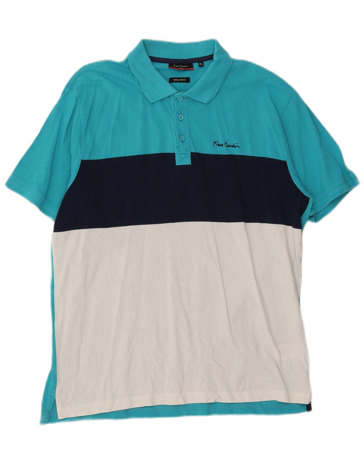 Polo da uomo Regular Fit Pierre Cardin XL multicolore Colourblock