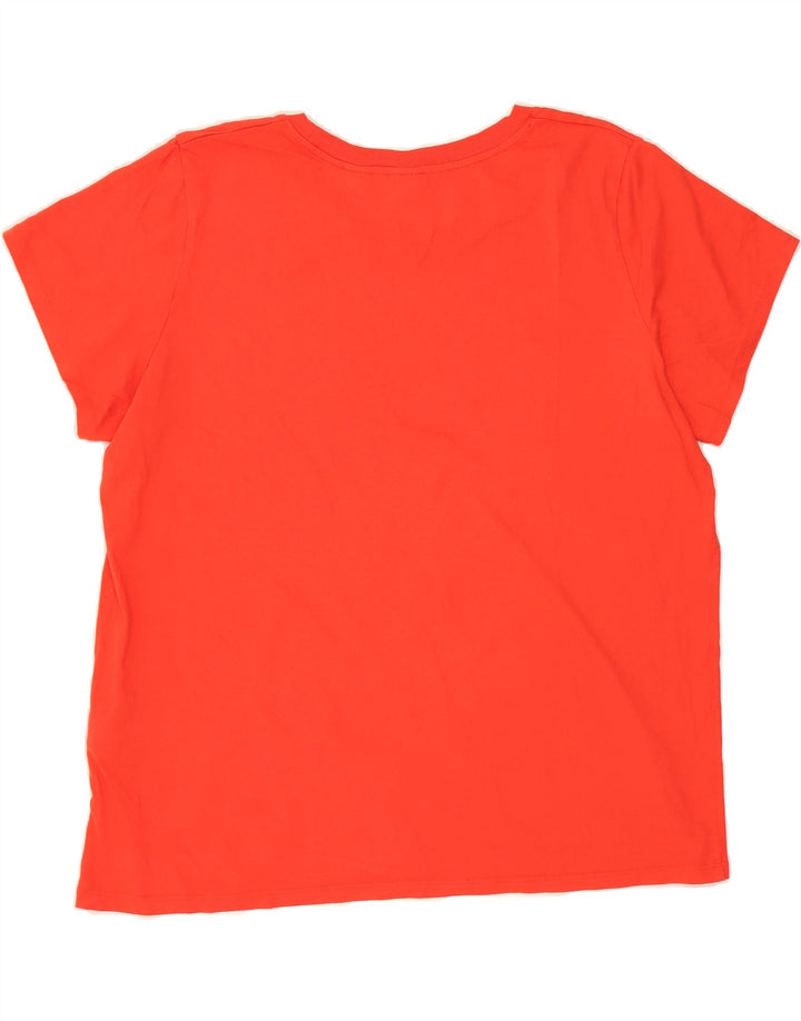 LEVI'S Womens T-Shirt Top UK 20 2XL Red Cotton Vintage Levi's and Second-Hand Levi's from Messina Hembry 
