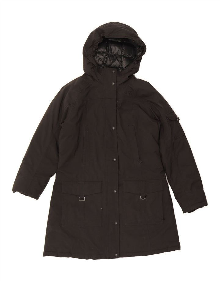THE NORTH FACE Womens Hooded Padded Jacket UK 16 Large Black Winter Vintage The North Face and Second-Hand The North Face from Messina Hembry 