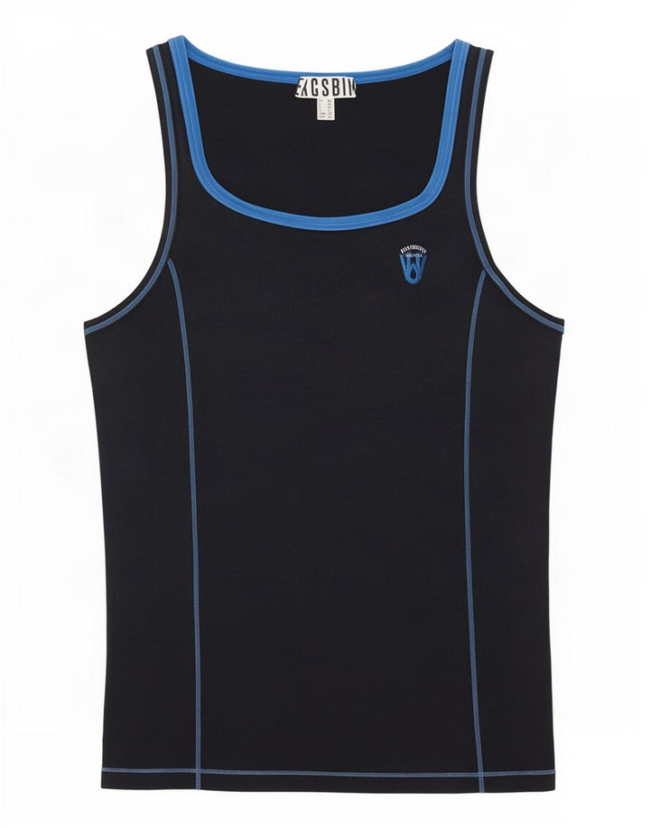 Canotta da uomo Bikkembergs piccola blu navy