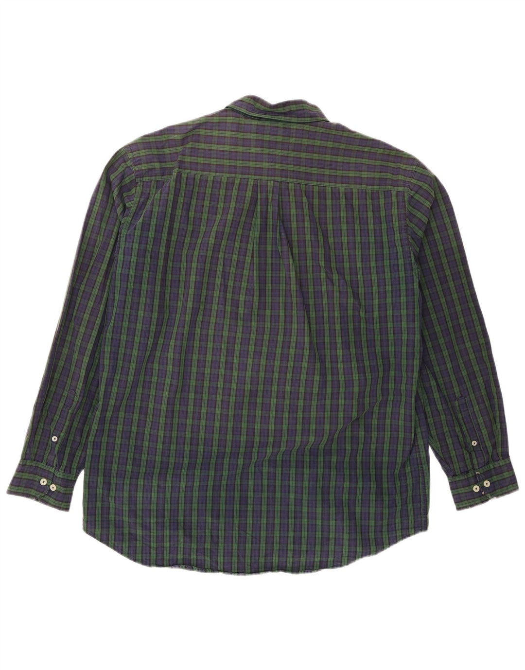 Camicia da uomo Tommy Hilfiger XL blu navy a quadri in cotone