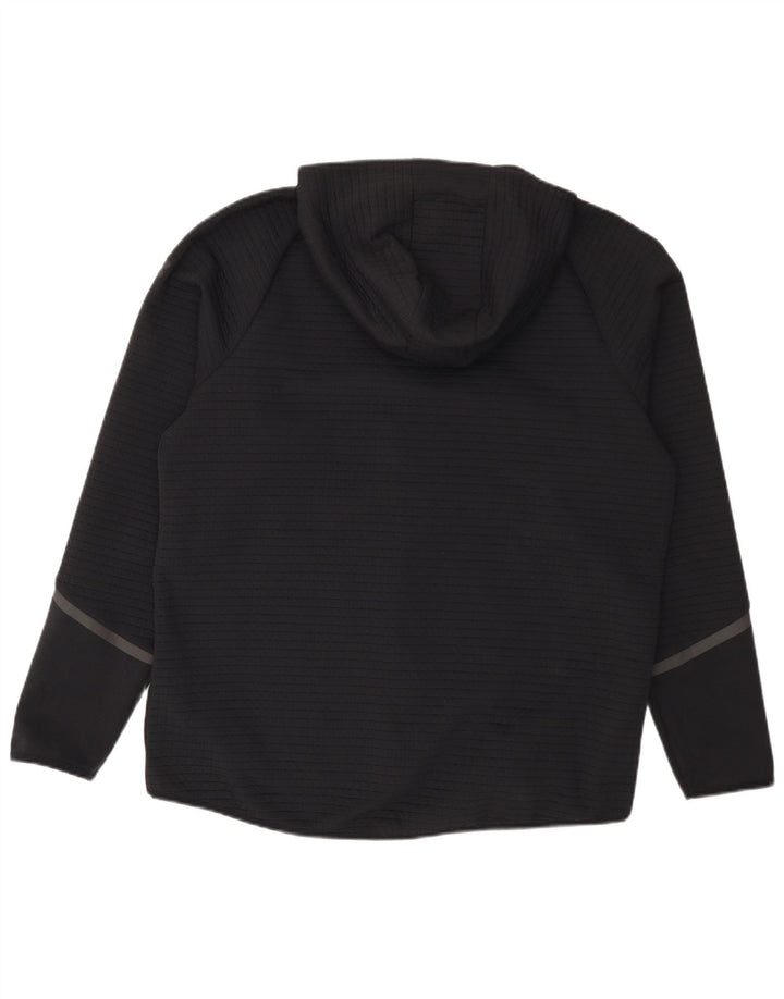 Felpa con cappuccio e zip da uomo Under Armour grande poliestere nero