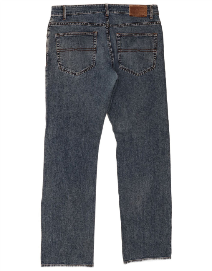 Jeans dritti da uomo Gant W34 L32 in cotone blu